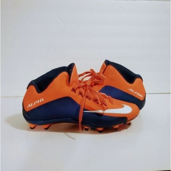 Nike Other - Nike Alpha Men Football Cleats Orange  Size 13.5